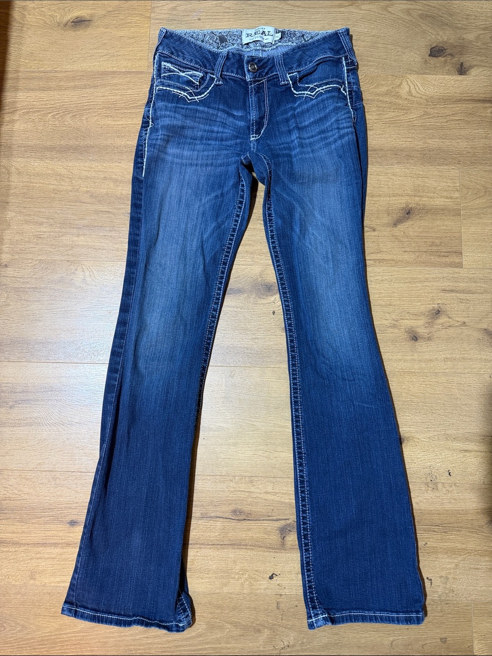 Ariat Dark Blue MidRise Boot Cut Jeans